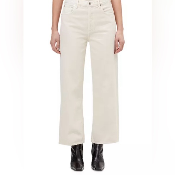 NWT Agolde Ren High Rise Wide LegSize 31Brown Rice 🍚😍